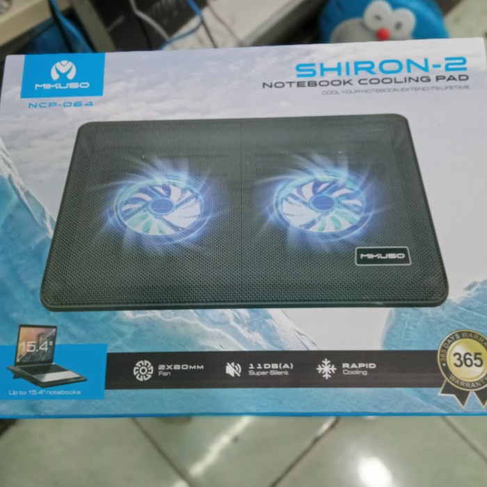 Đế tản nhiệt laptop SHIRON-2 FAN CÓ LED MỚI