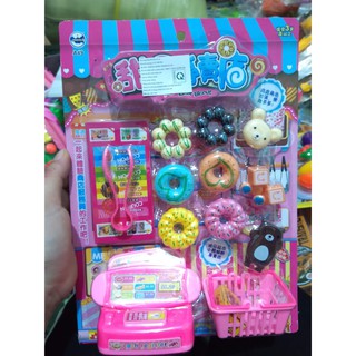 Đồ chơi mô hình bánh donut bánh kem siêu cute