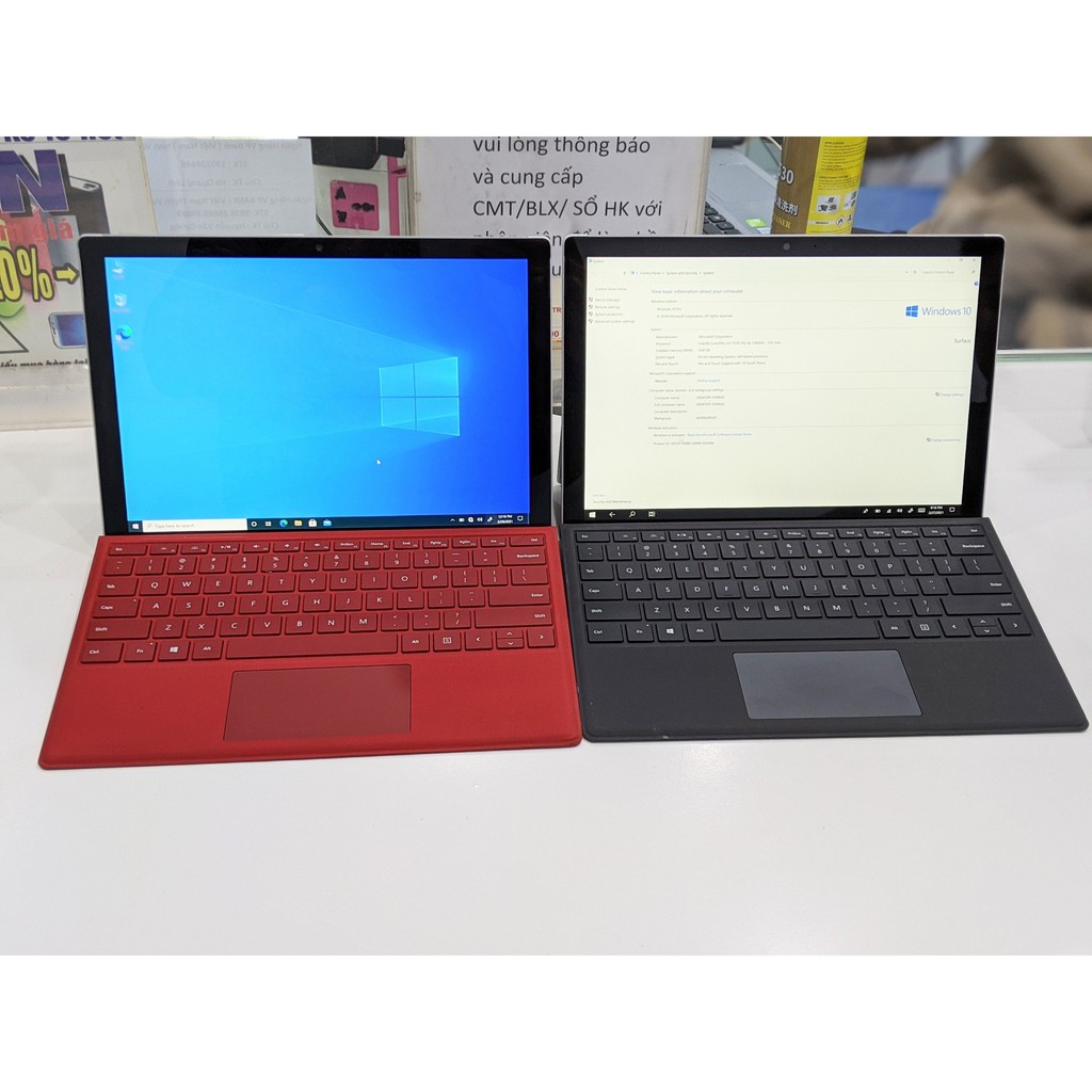 Máy tính bảng Microsoft Surface Pro 5 | Phiên bản 4/128G Màn 3K | Chip Intel M3 | Tại Playmobile | BigBuy360 - bigbuy360.vn