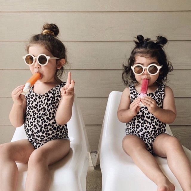 Mắt kính tròn cute Hàn Quốc dành cho be gái bé trai 1-6T