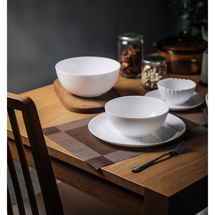 Bộ bát tô thủy tinh Luminarc Diwali 6 chi tiết 18cm, thủy tinh sạch không chì, dùng lò vi sóng, máy rửa bát - N3975*6