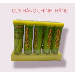 Viên sủi Atiso Ginin,giúp thanh nhiệt,lợi tiểu,hỗ trợ chức năng gan,thanh lọc cơ thể