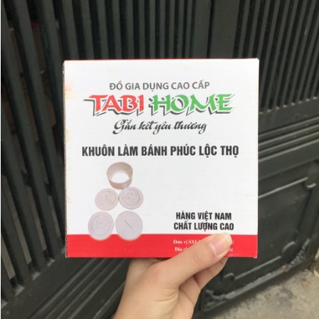 Khuôn xôi phúc lộc thọ đẹp khuôn tròn làm bánh ngày Tết chất liệu nhựa cao cấp.