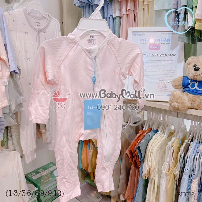 Bubaby Body kéo khoá kẻ sọc BU106