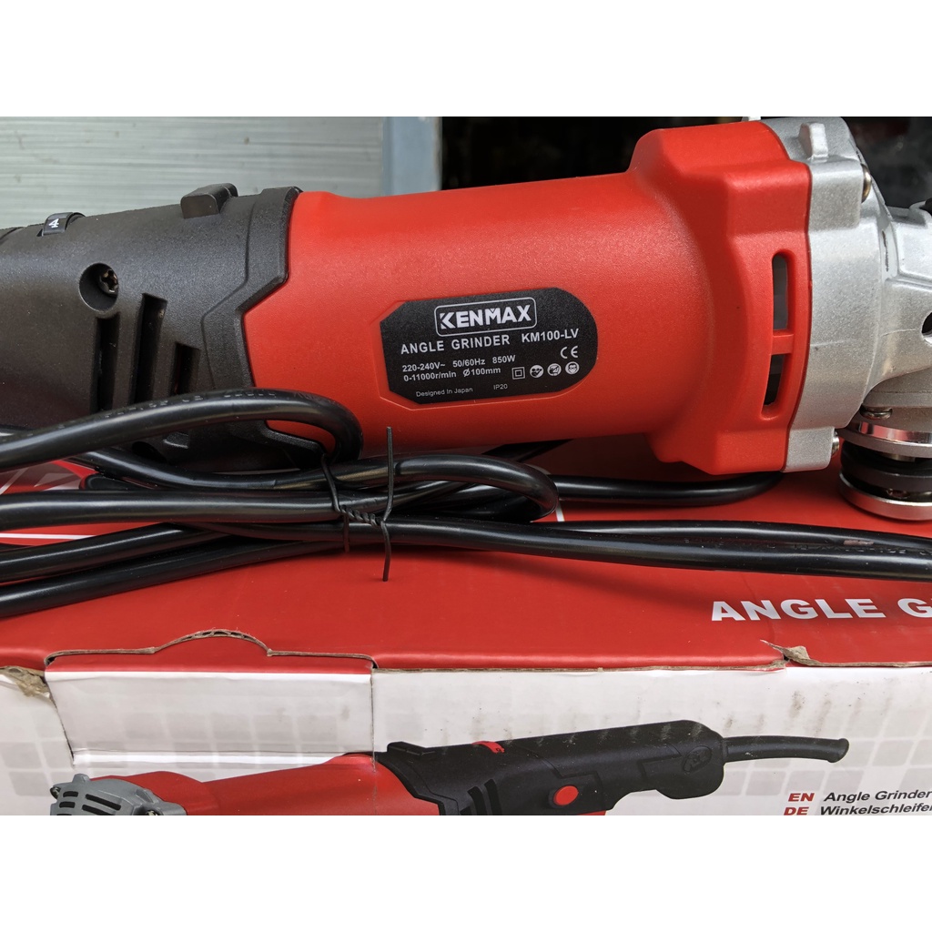 Máy mài góc 100mm chỉnh tốc độ Kenmax KM100-LV- Hàng chính hãng
