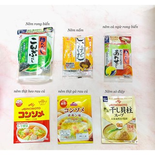 Hạt nêm Nhật cho bé (date 2021) [ĐỦ LOẠI]