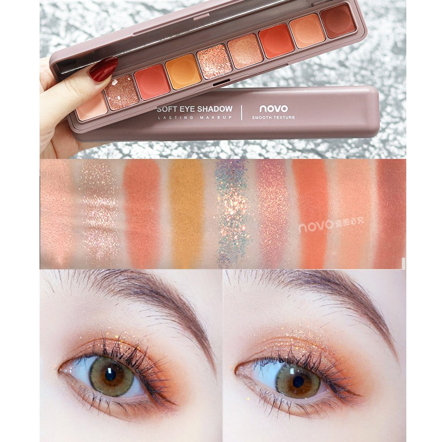 Bảng mắt nhũ 9 ô Ô FULEZI Soft Eye Shadow Lameila Nội địa trung - InIn Store | BigBuy360 - bigbuy360.vn