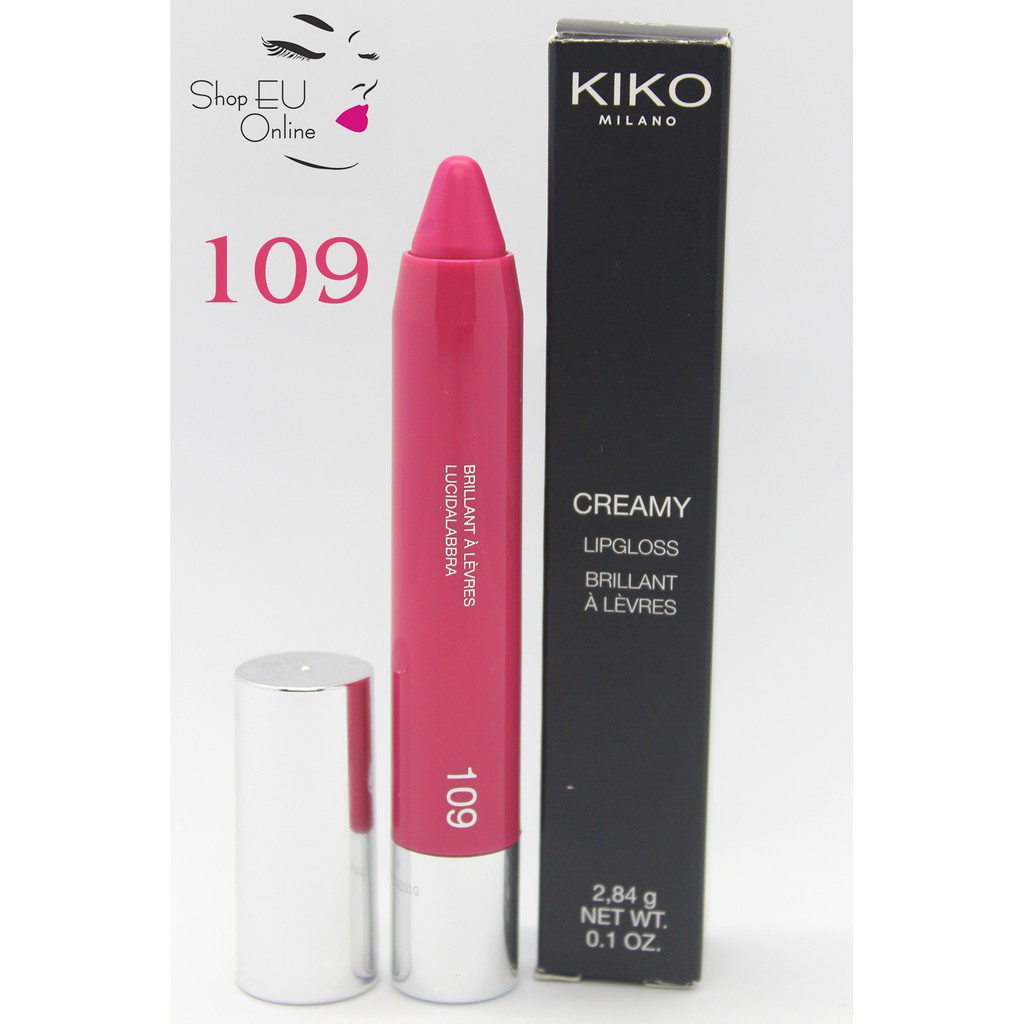 Son bóng Kiko - Creamy Lipgloss Dưỡng Ẩm mềm mượt giúp đôi môi căng mượt - Son kem cô đặc - Kiko Milano Italy