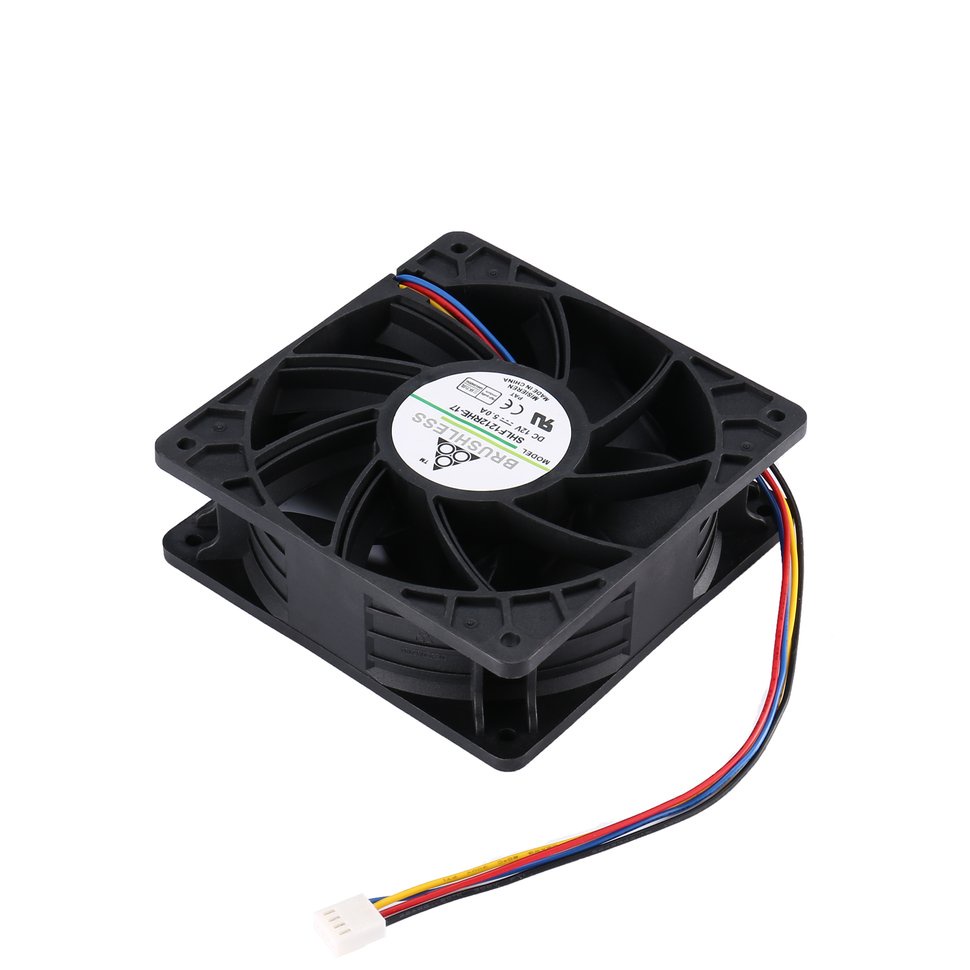 【SUN】7500RPM DC12V 5.0A Brushless Miner Cooling Fan For Antminer Bitmain S7 S9