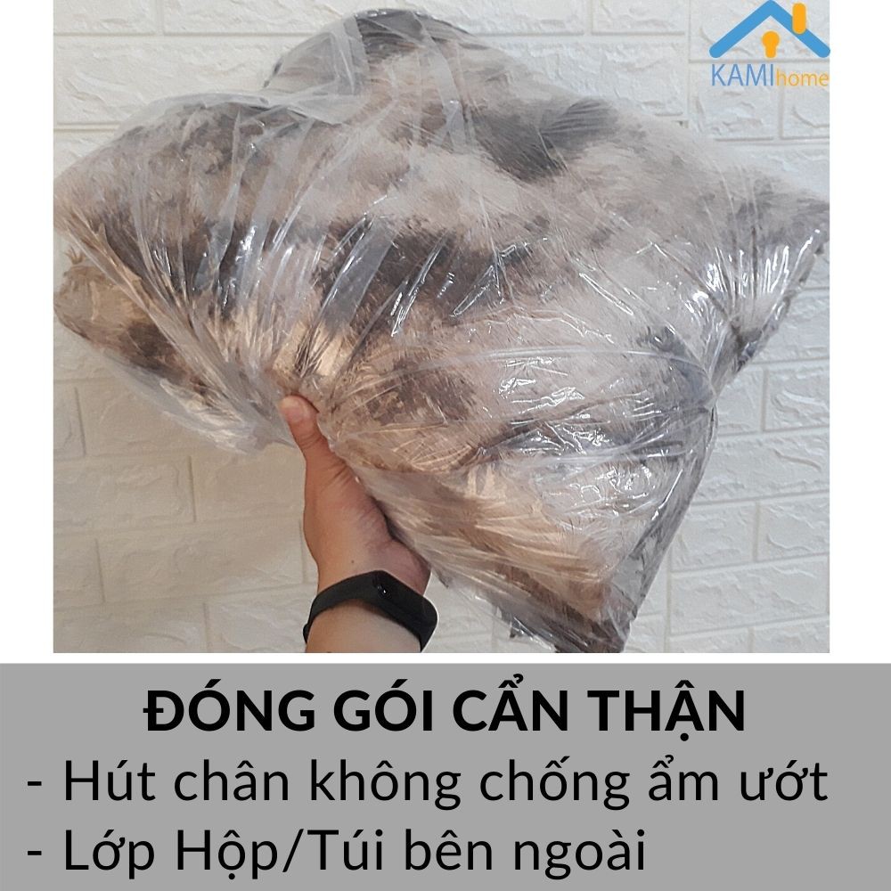 Thảm lông loang trải sàn (Cỡ 200*160cm và Cỡ khác) có Lớp chống trượt trang trí chụp ảnh Chữ nhật mã 27013.27014 Kami