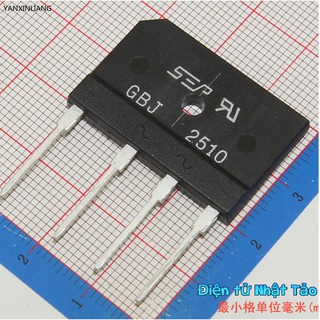 MỘT CẶP DIODE CẦU GBJ2510 (BẾP TỪ)