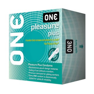 Bao Cao Su One Pleasure Plus Hộp 3BCS - Chính Hãng - Tăng Khoái Cảm