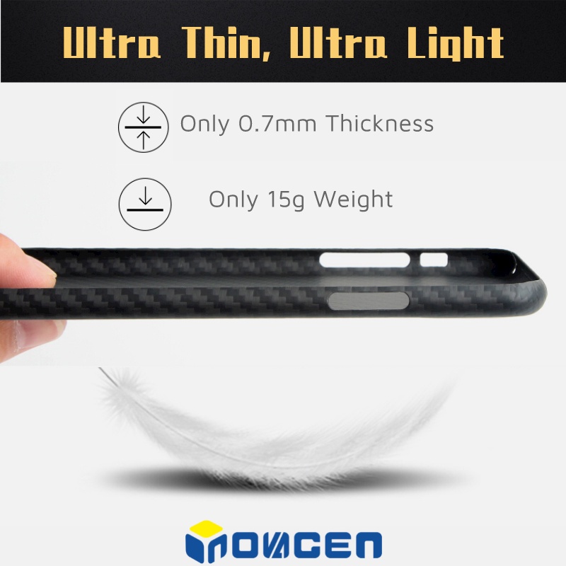 Inovagen Ốp Điện Thoại Sợi Carbon Siêu Mỏng Và Nhẹ Cho phone 13 / 14 15 pro max