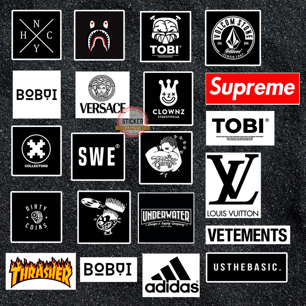 Sticker Local Brand chống nước dán laptop, điện thoại, đàn guitar, mũ bảo hiểm, vali, xe máy