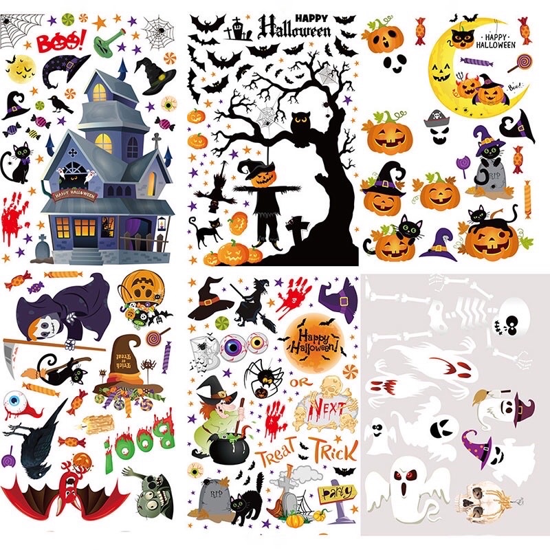 Decal trang trí Halloween