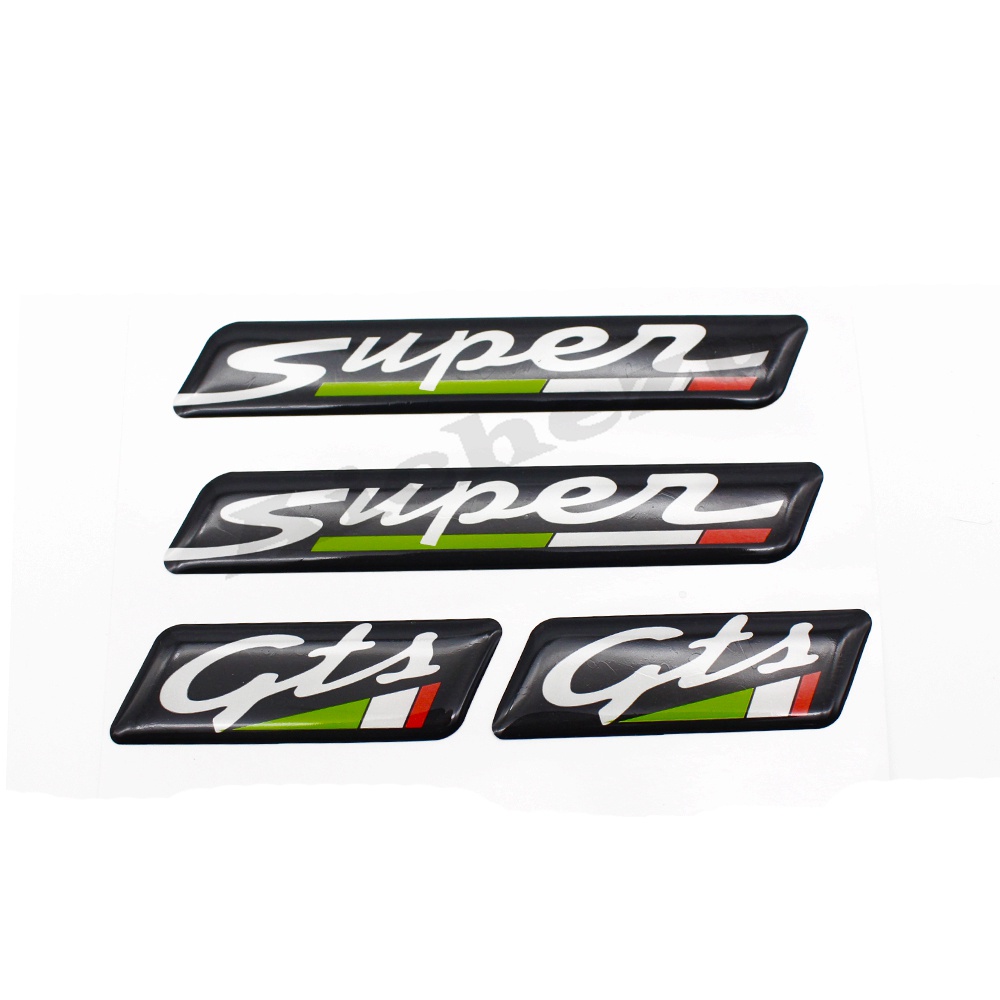 Miếng Dán 3D Trang Trí Xe Máy Vespa Beverly GTS GTV LX Sprint Spring 50 125 150 250 300 E