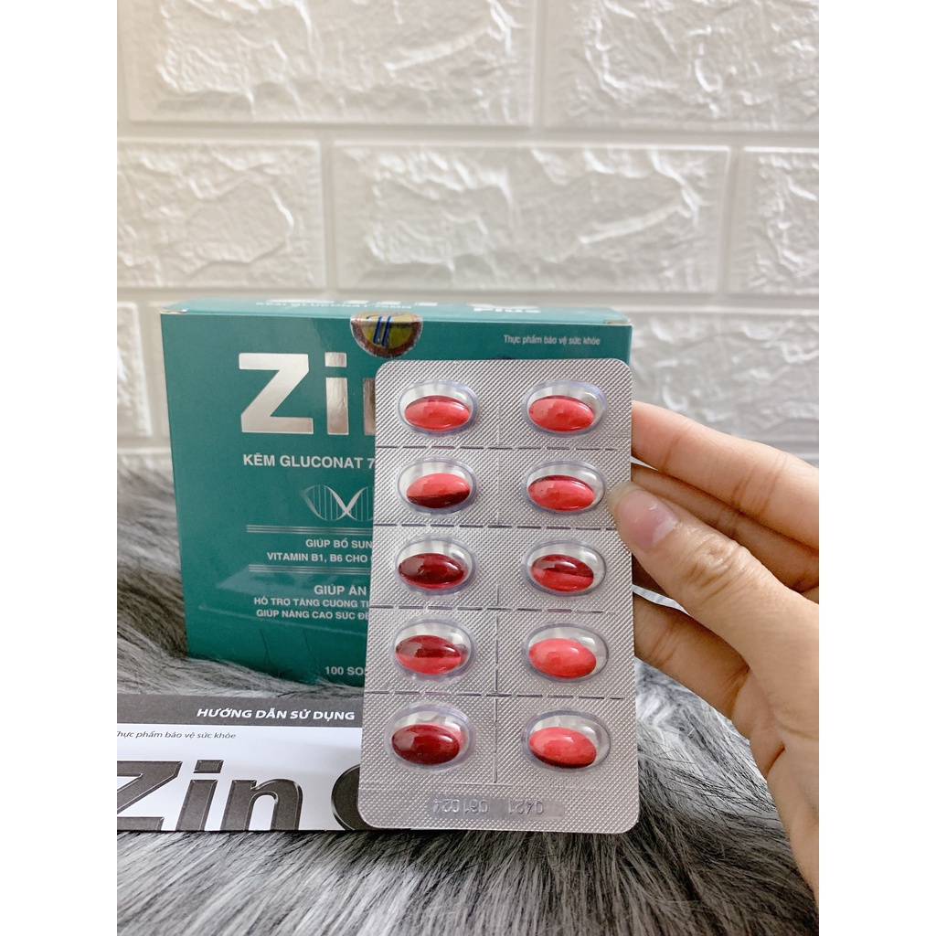 Viên uống ZINC PLUS - giúp bổ sung kẽm cho cơ thể hộp 100 viên