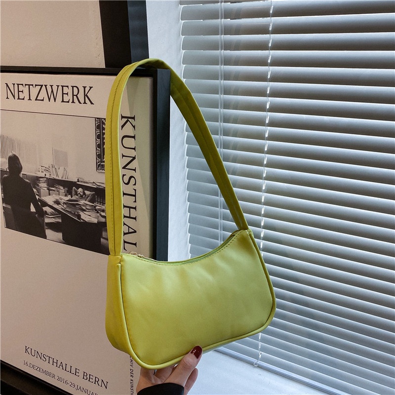 Túi Xách Kẹp Nách Dáng Vuông Nhỏ Thiết Kế Đơn Giản