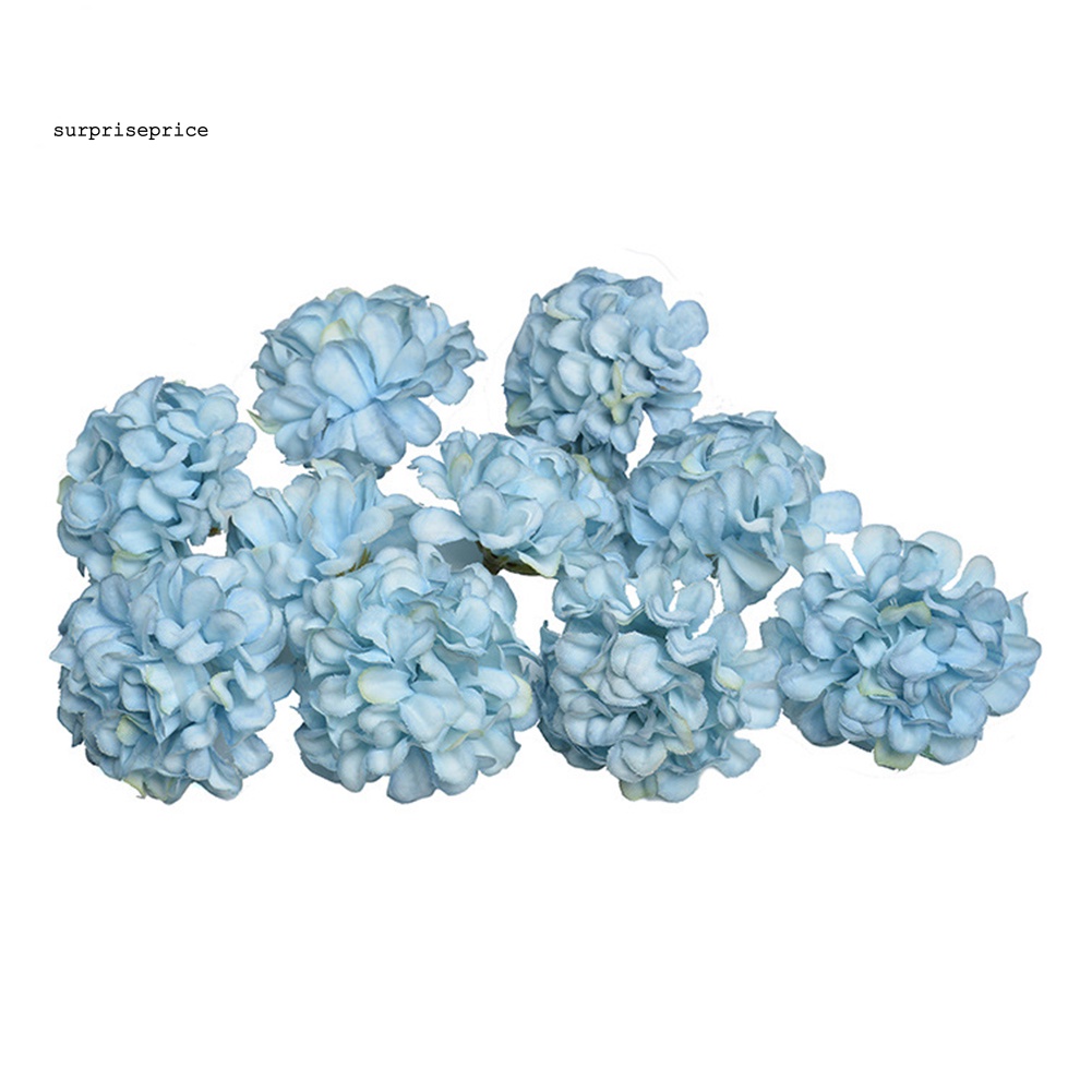 Set 10 Bông Hoa Cẩm Tú Cầu Giả Dùng Trang Trí