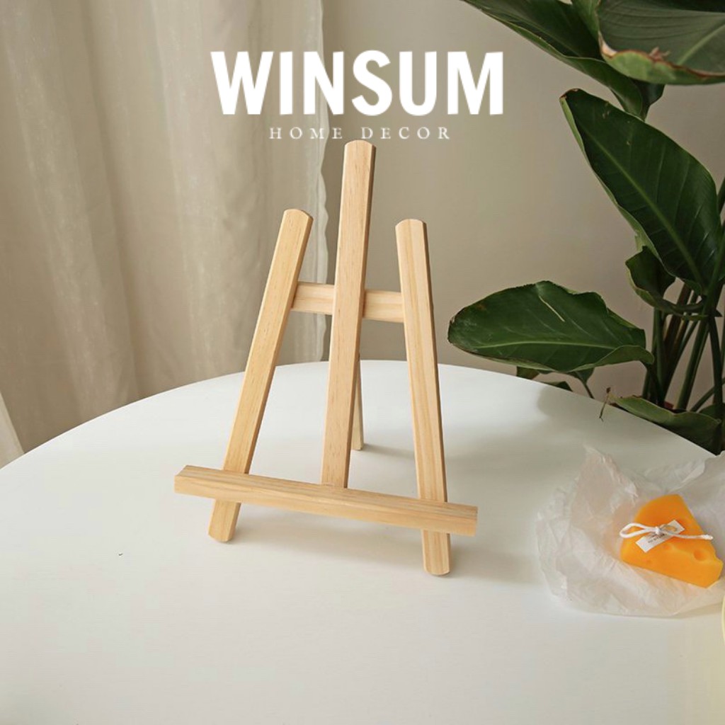 Giá đỡ bảng ghim, ipad, s ách,...để bàn bằng gỗ- winsum.decor