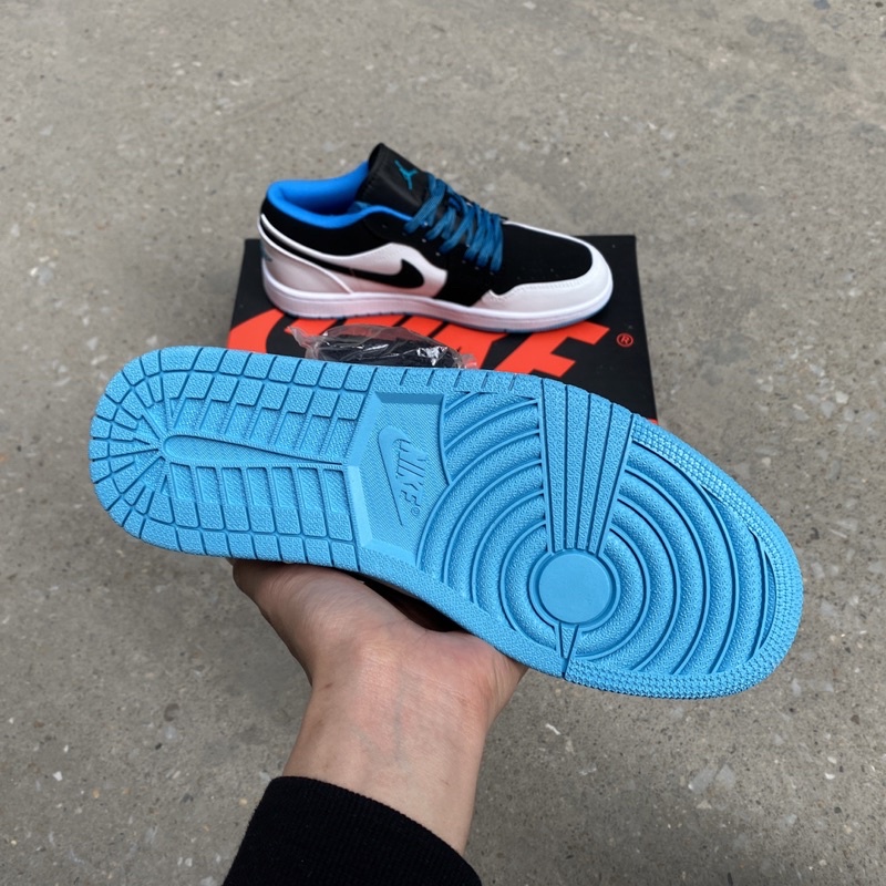 Giày Thể Thao Jd low xanh trắng đen nam nữ