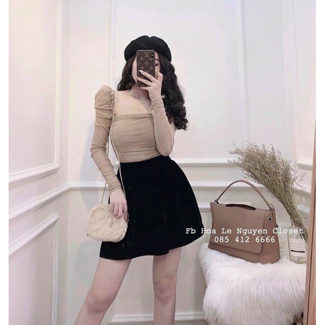 Áo kiểu phòng tay