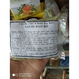 Gói dạ dày của dao đỏ
