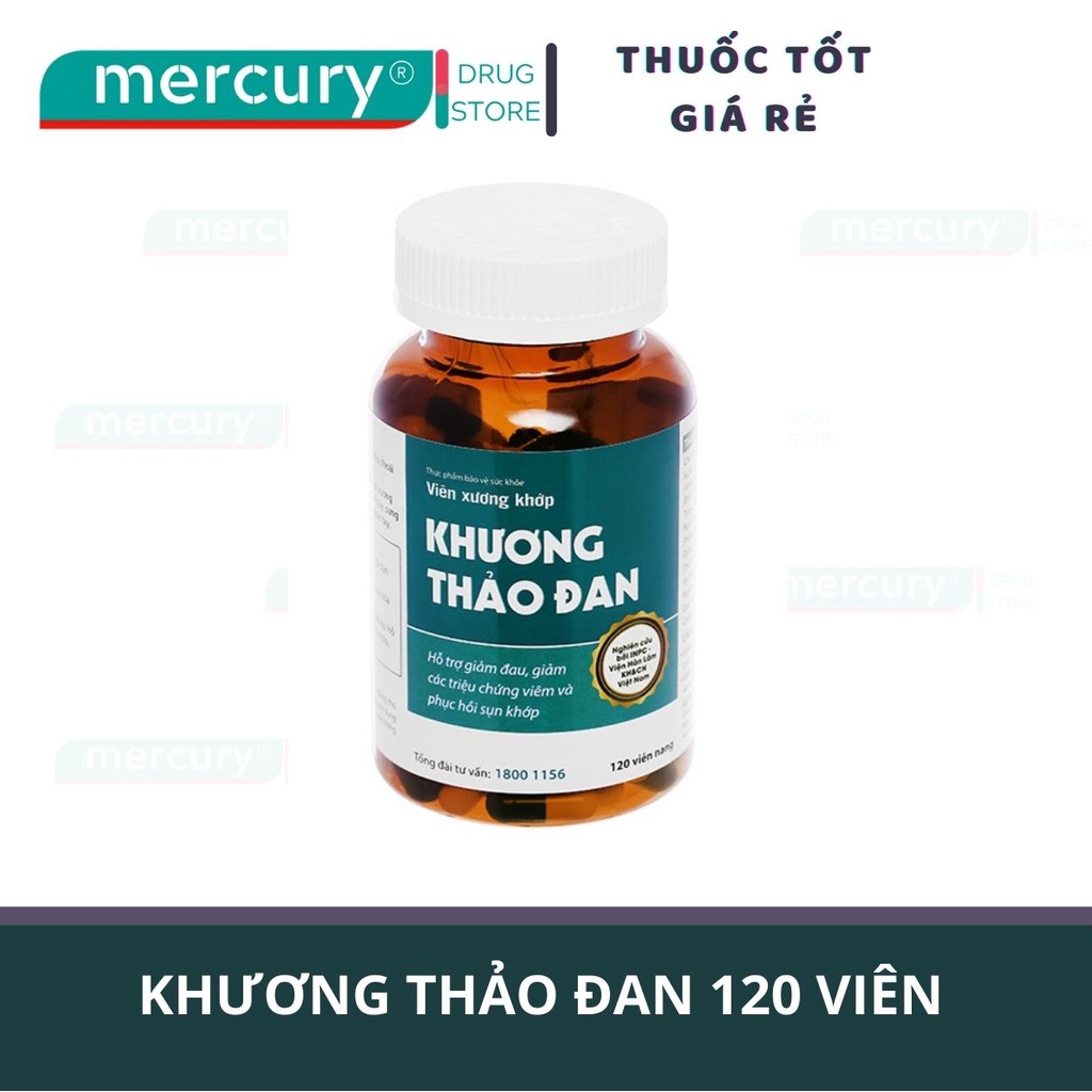 Viên Xương Khớp Khương Thảo Đan Hỗ Trợ Trơn Khớp, Phục Hồi Sụn Khớp