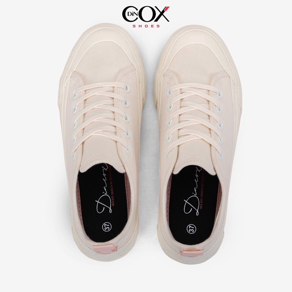Giày Sneaker Nữ Vải DINCOX C20 WHITE