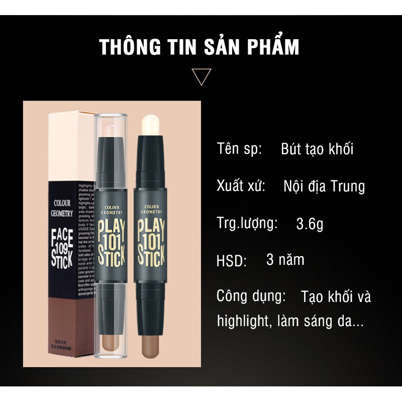 💙KÈM QUÀ TẶNG💙Bút tạo khối và highlight LAMEILA hai đầu tiện lợi nâng độ sáng cho khuân mặt thêm thanh tú TAYOKA | BigBuy360 - bigbuy360.vn