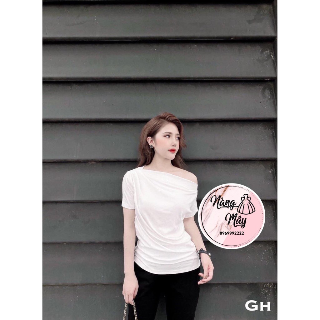 Áo thun nữ trễ vai
