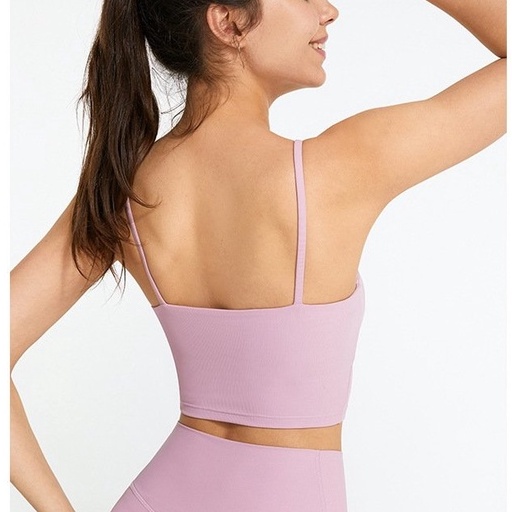 Áo ngực thể thao hai dây kiểu dáng năng động thoải mái cho nữ tập gym yoga có sẵn mút 302