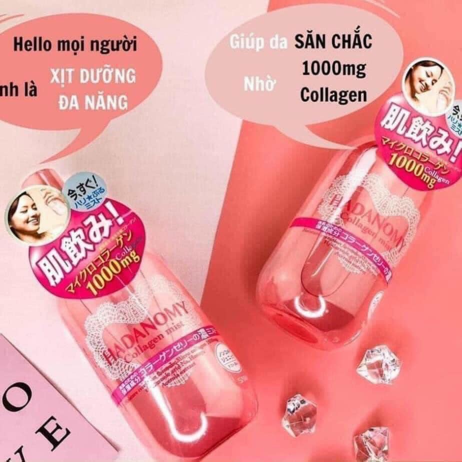 Xịt khoáng Hadanomy Collagen dưỡng ẩm 250ml