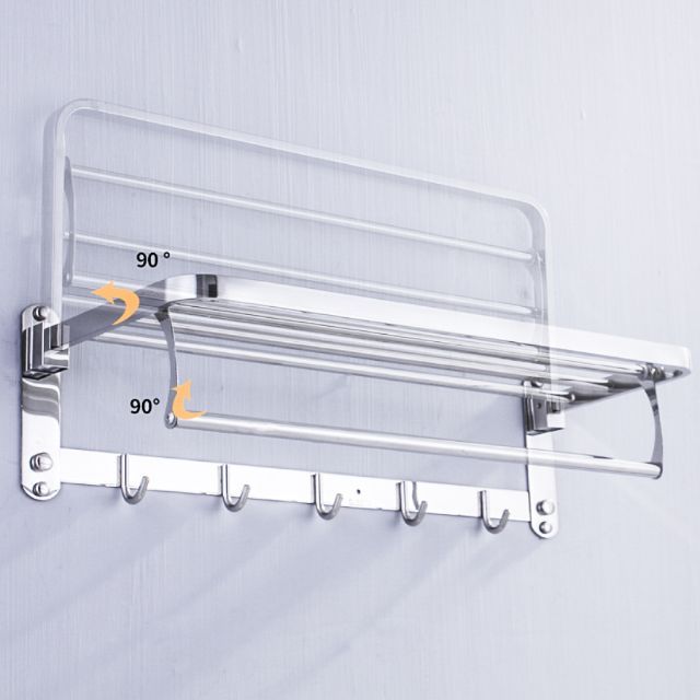 Kệ - Giá máng khăn xếp cao cấp Inox SUS 304