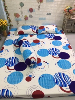 Bộ Drap thun Hàn Quốc size M6 (4 món)