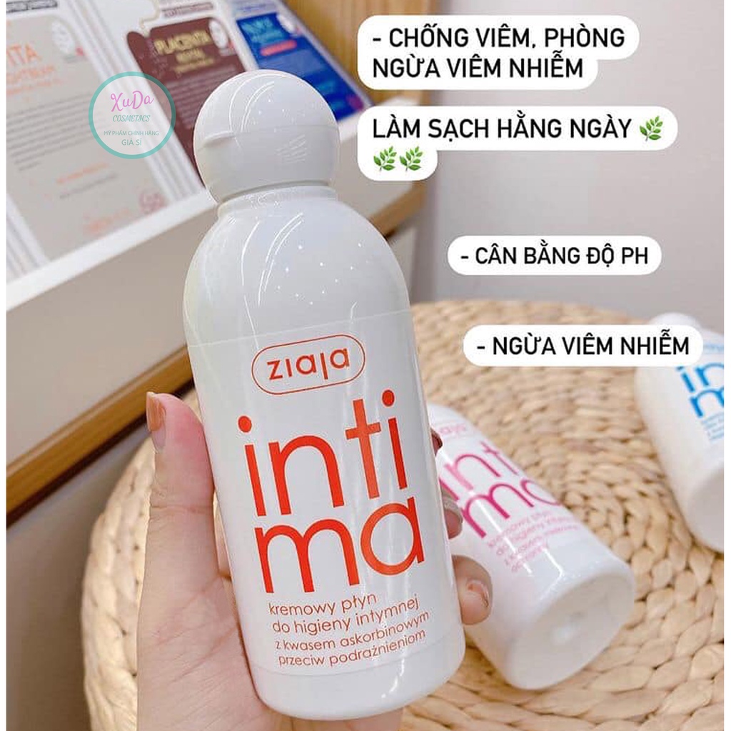 Dung Dịch Vệ Sinh Intima Dung Dịch Vệ Sinh Phụ Nữ Intima Ziaja Balan 200ml. Cam Kết Chính Hãng