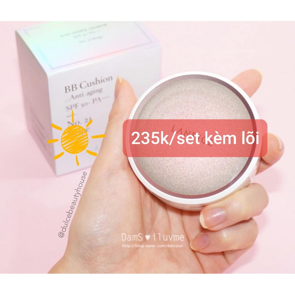 Set Phấn nước Bb cushion Anti Aging Laneige