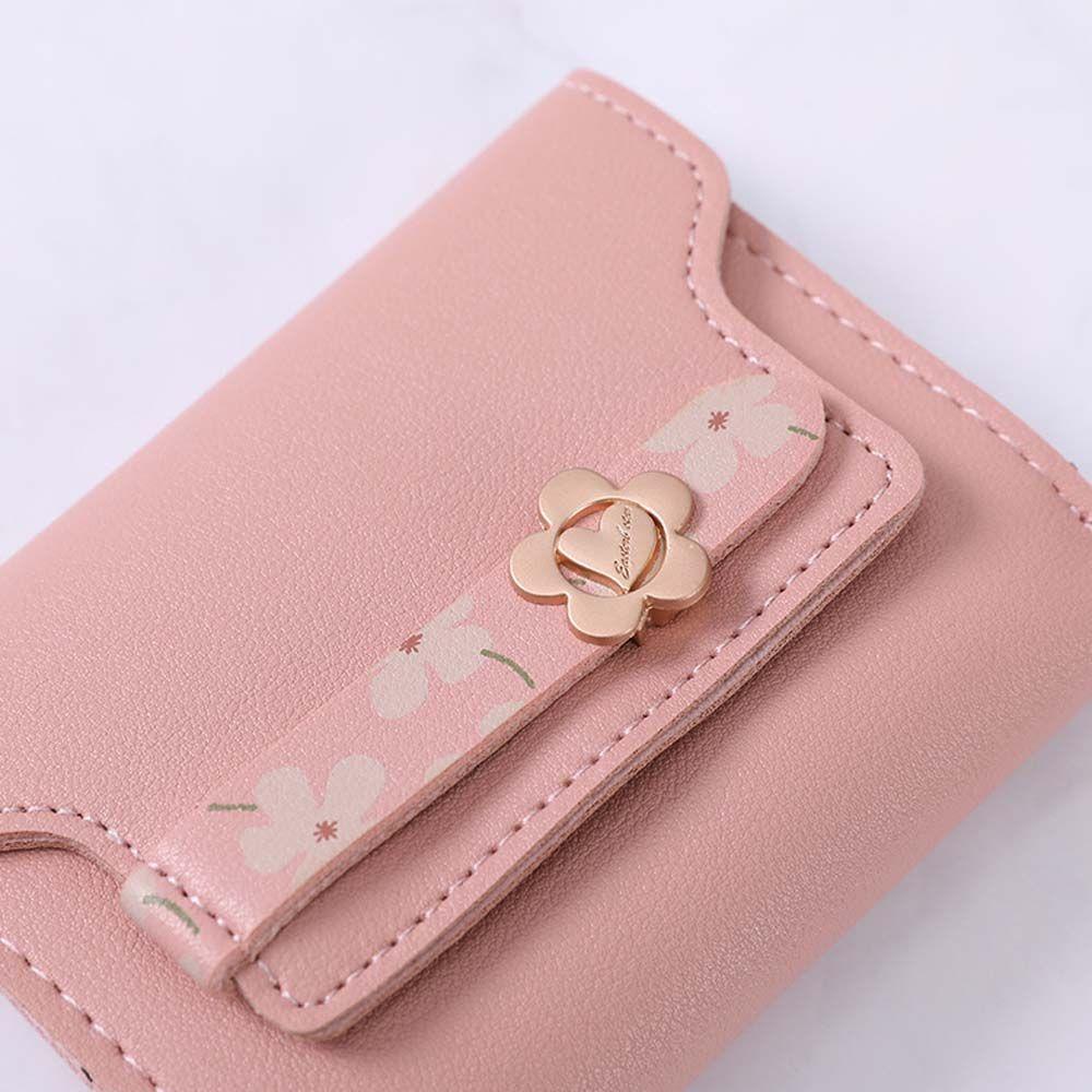 Ví Đựng Tiền Nhiều Ngăn Họa Tiết Lấp Lánh Thời Trang Cho Nữ