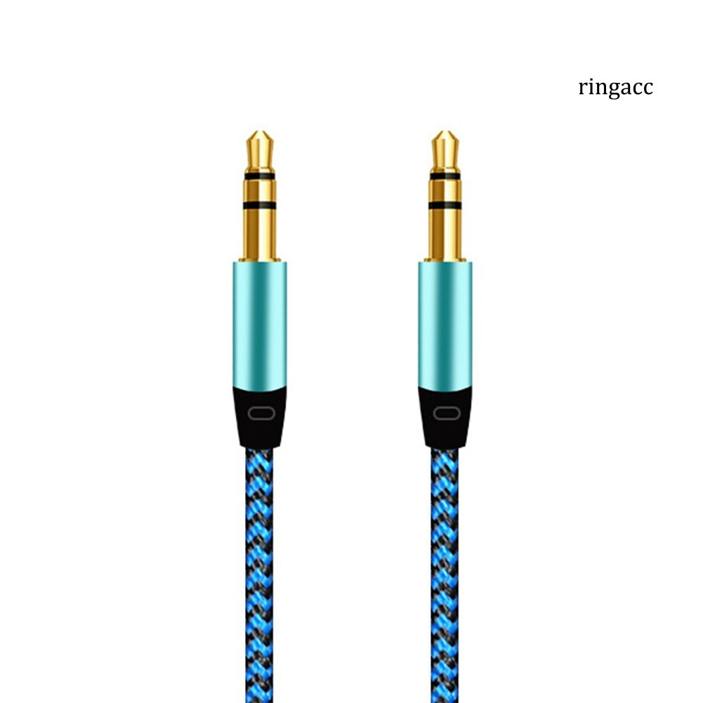 Cáp Chuyển Đổi Âm Thanh Dây Bện Dài 1m Với Giắc Cắm 3.5mm Dành Cho Loa Pc Dvd