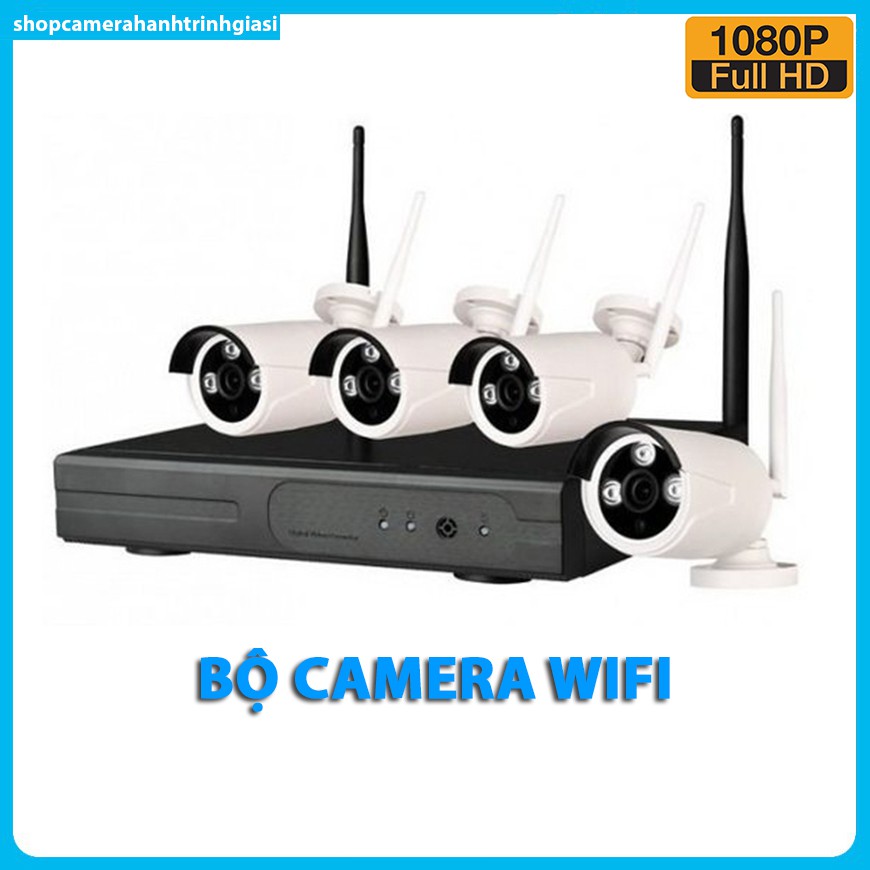 Bộ Kit Camera Wifi NVR 2.0MP + Ổ Cứng 250GB