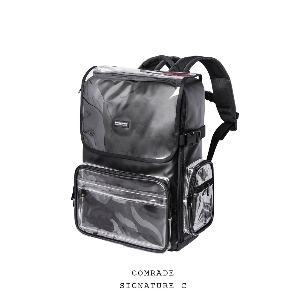 Balo unisex chất vải bố chống nước cao cấp FRIENDS FOREVER Comrade Backpack - Ngăn chống sốc 15.6inch