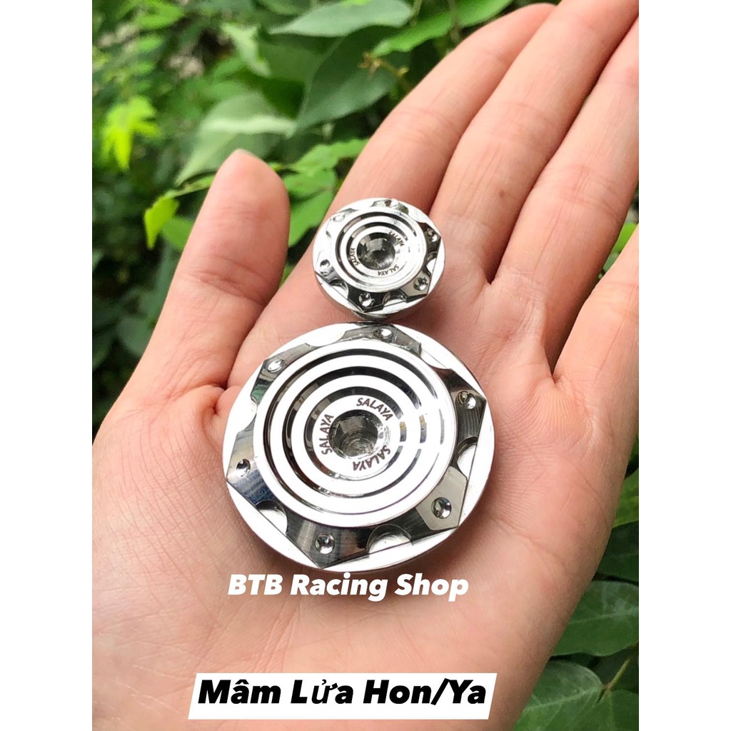 Ốc Mâm lửa Salaya inox 304 các mẫu gắn xe Honda/Yamaha