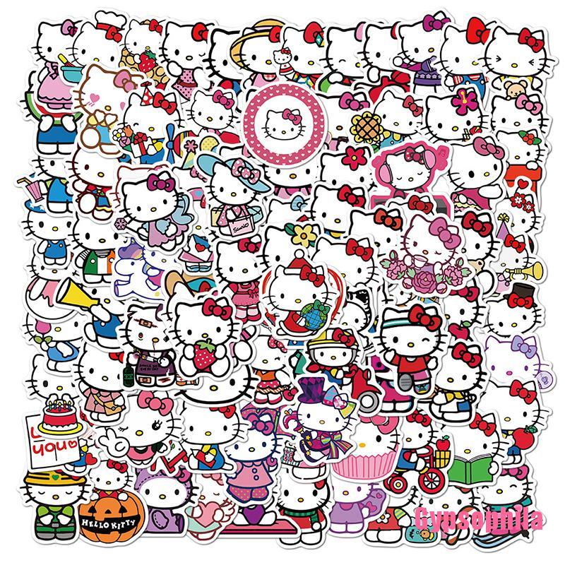Bộ 100 Trang Trí hello kitty Dễ Thương