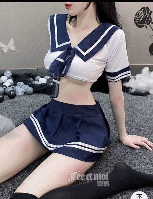 ( HÀNG CÓ SẴN ) SET VÁY NGỦ COSPLAY NỮ SINH SEXY | BigBuy360 - bigbuy360.vn