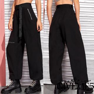 Quần yếm nữ phong cách hip hop năng động