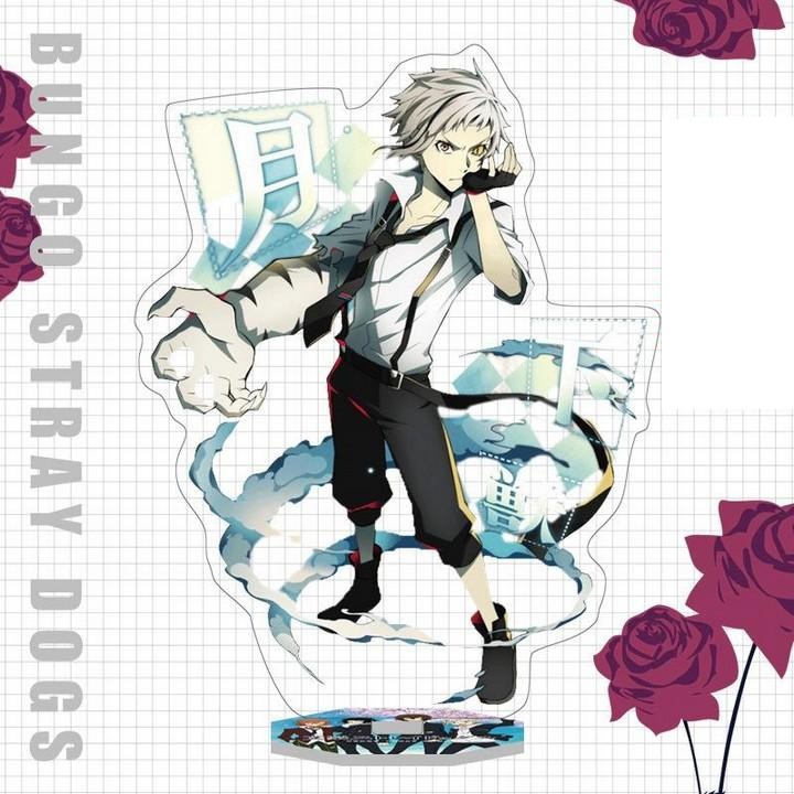 Mô hình nhân vật mica standee Bungou Stray Dogs Văn Hào Lưu Lạc in hình anime chibi trang trí trưng bày