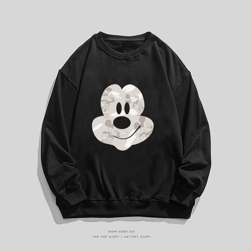 NRVP Áo Thun Nữ Dài Tay Dáng Rộng In Hình Phong Cách Hàn Quốc Mới