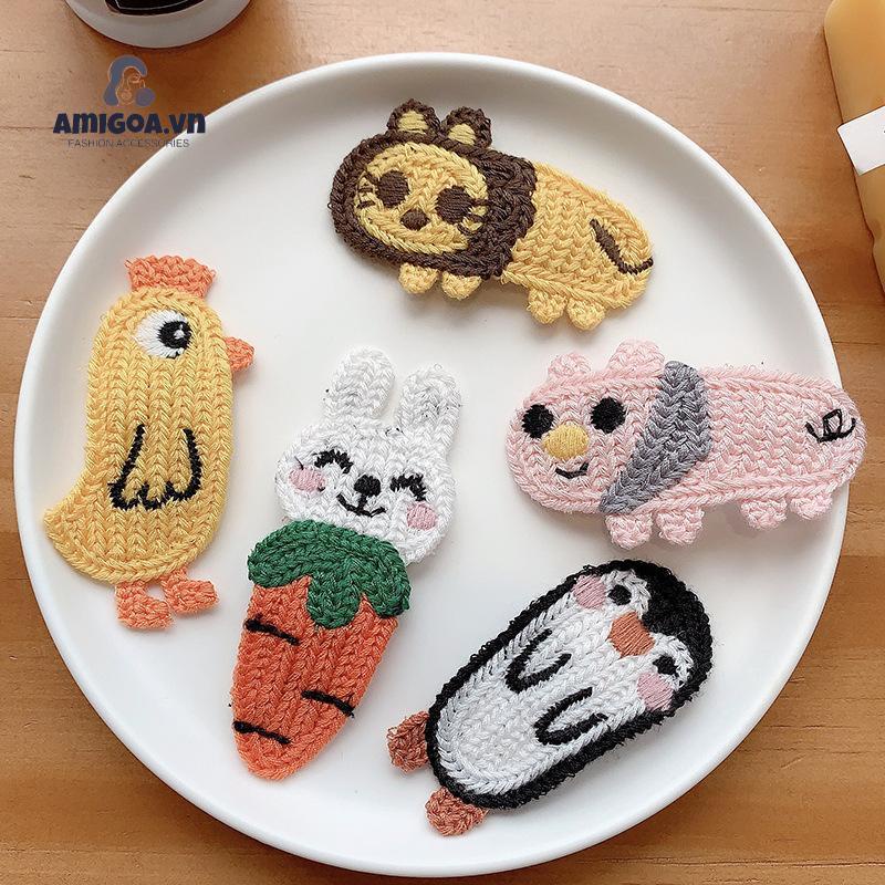 Kẹp Tóc Len Dễ Thương Dành Cho Nữ