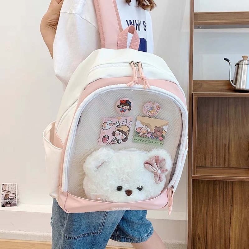 Balo Itabag đựng doll đi học phong cách ulzzang dễ thương