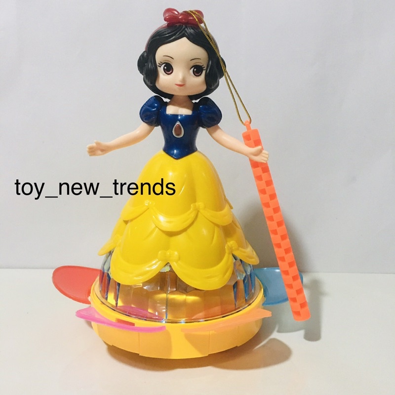 Lồng đèn trung thu, đèn công chúa bạch tuyết . Nhạc vui nhộn, đèn led nhấp nháy, di chuyển khắp phòng, chạy pin con thỏ
